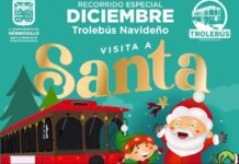 Invitan al recorrido especial del Trolebús Navideño rumbo a la Casa de Santa Claus