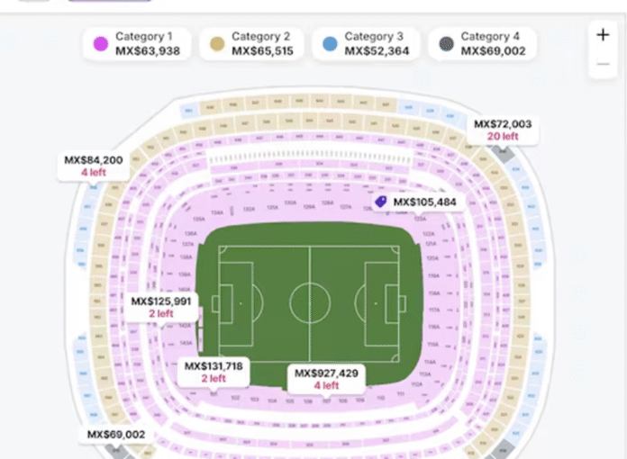 Un boleto para la inauguración del Mundial entre México y Sudáfrica roza el millón de pesos (1)