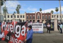 Sindicatos de la Universidad de Sonora amagan con estallar huelga; exigen aumento salarial