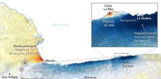 NASA revela que desplazamiento de tierra de 60 centímetros causó daños extremos en Caracas