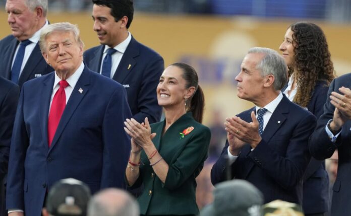 claudia-sheinbaum-junto-a-trump-y-carney-en-final-del-mundial-2026