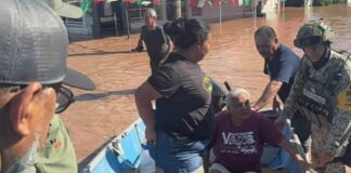 Más de mil personas en el sur del estado han sido evacuadas de sus hogares y llevadas a refugios seguros por inundación de sus viviendas